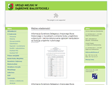 Tablet Screenshot of dabrowa-bial.pl